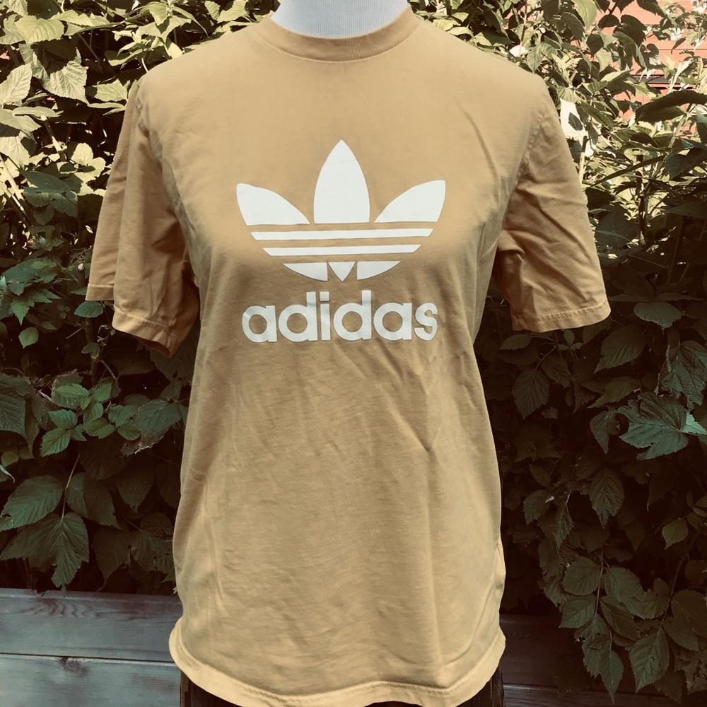 Adidas Men's Yellow T-Shirt